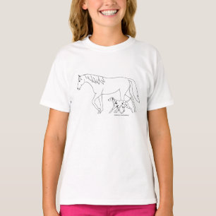 T-shirt Chemise pour enfants dalmate : Dal & Horse