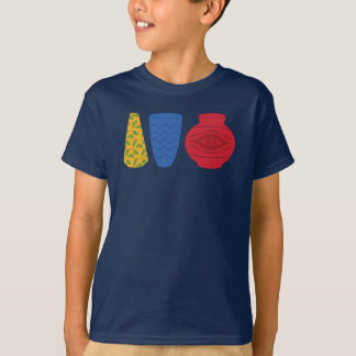 T-shirt Chemise pour enfants Vases égyptiens modernes