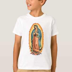 T-shirt Chemise pour enfants Vierge bénie de Guadalupe