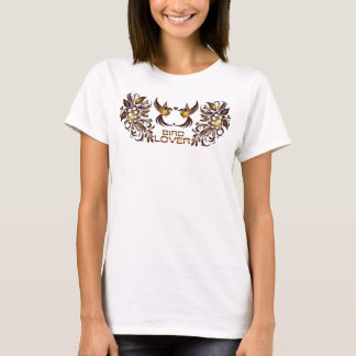 T-shirt Chemise pour femmes amoureuses d'oiseaux