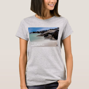 T-shirt Chemise pour femmes Shell Island Rocks And Waves