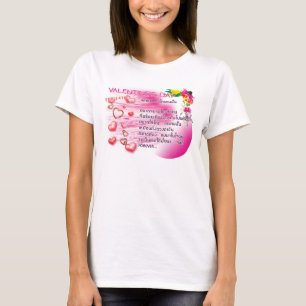 T-shirt Chemise pour femmes thaïes Saint-Valentin 2026