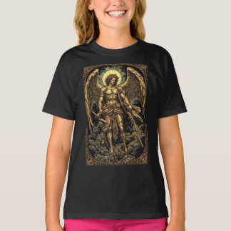 T-shirt Chemise pour fille Saint-Michel en or