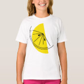 T-shirt Chemise pour filles Citrus Lemon (Devant)