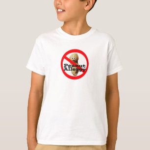 T-shirt Chemise pour garçon allergique aux arachides