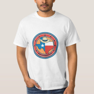 T-shirt Chemise pour hommes Drapeau de l'État du Texas Cow