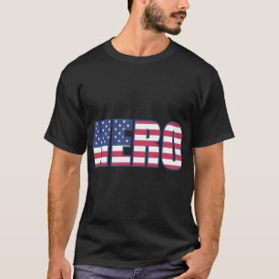 T-shirt Chemise pour hommes Patriotic Stars and Stripes