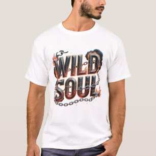 T-shirt Chemise pour hommes Wild Soul Fire Chain – Énergie