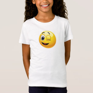 T-Shirt Chemise pour la jeunesse de la fille/Emoticon