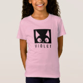 T-Shirt Chemise pour la violette (Devant)