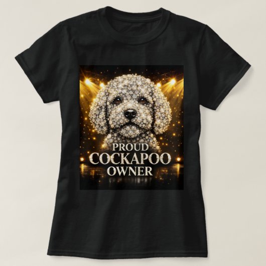 T-shirt Chemise pour propriétaire fier de Cockapoo | Cadea (Design devant)