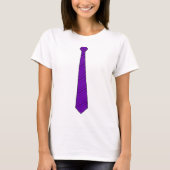 T-shirt Chemise pourpre de cravate (Devant)