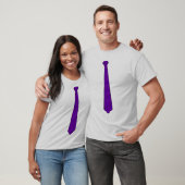 T-shirt Chemise pourpre de cravate (Unisexe)