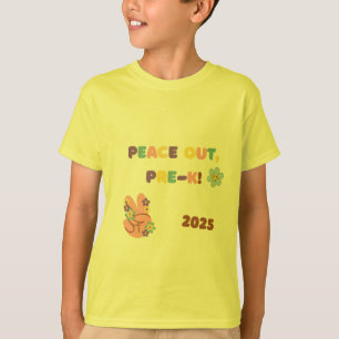 T-shirt Chemise pré-K Peace Out !