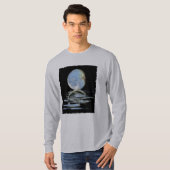 T-shirt Chemise préhistorique MOSASAUR & LUNE (Devant entier)