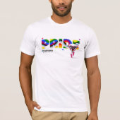 T-shirt Chemise Pride - Blanc (Devant)