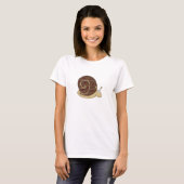T-shirt Chemise primitive d'escargot (Devant entier)
