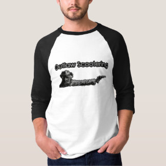T-shirt Chemise proscrite de base-ball de Scootering