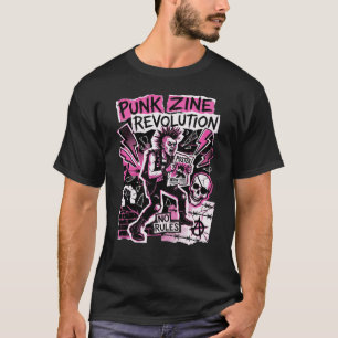 T-shirt Chemise Punk Zine Révolution – Pas de Maître Pas d