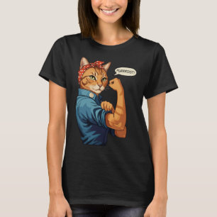 T-shirt Chemise puriste, Pursist chat, pursist chat