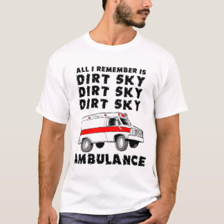 T-shirt Chemise Quad VTT Ambulance Ciel Terre
