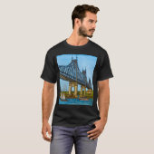 T-shirt chemise queensboro (Devant entier)