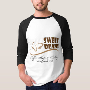 T-shirt Chemise Raglan aux haricots doux