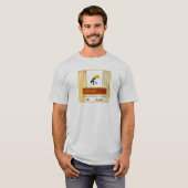 T-shirt Chemise Raglan Cheval Jaune (Devant entier)