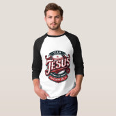 T-shirt Chemise ras-du-cou Team Jesus (Devant entier)