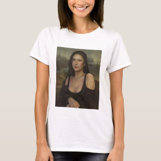 T-shirt Chemise Rebelle Mona Lisa Tatouage - Art de Rue Au