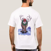 T-shirt Chemise Reindeer de Noël (Dos)