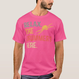 T-shirt Chemise Relax Le batteur est ici Batterie