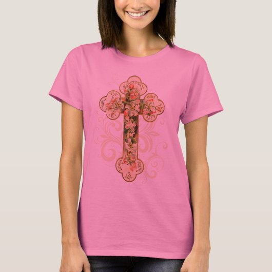 T-shirt Chemise religieuse vintage de Pâques (Devant)