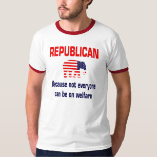 T-shirt Chemise républicaine drôle d'assistance sociale