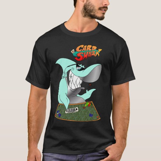 T-shirt Chemise requin carte (SOMBRE) (Devant)