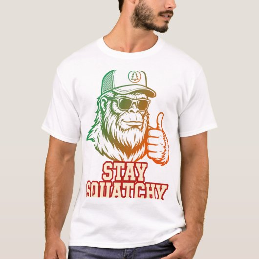 T-shirt Chemise Reste Squatchy (Devant)