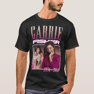 T-shirt Chemise-Rétro-Carrie-Fisher