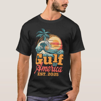 T-shirt Chemise Retro Gulf Of America Est 2025