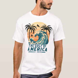 T-shirt Chemise Retro Gulf Of America Est 2025