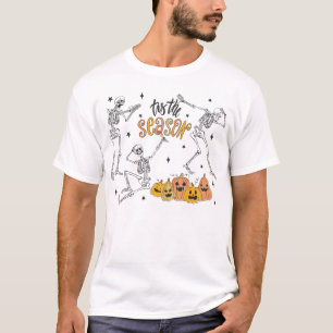 T-shirt Chemise rétro Halloween, Crâne drôle Halloween