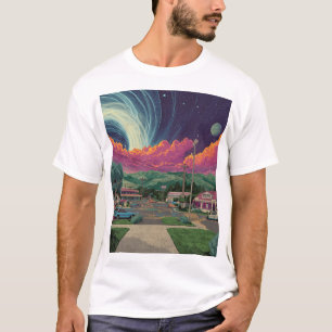 T-shirt Chemise Rétro « Hawkins Strange Reality »