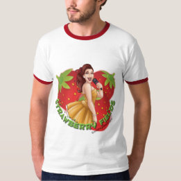 T-shirt Chemise Ringer caricaturale des champs de fraises
