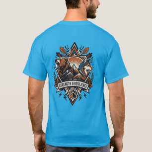 T-shirt Chemise Rise & Thrive – Force de l'ours et du loup