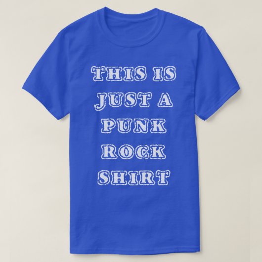 T-shirt Chemise Rock Punk (Design devant)