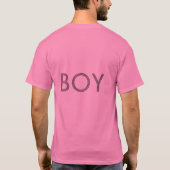 T-shirt Chemise rose de garçon (Dos)