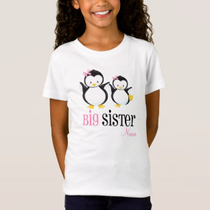 T-Shirt Chemise rose personnalisée par pingouin de grande