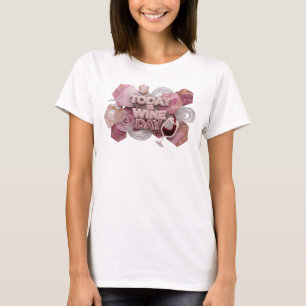 T-shirt Chemise Rose vif AUJOURD'HUI EST LE JOUR DU VIN