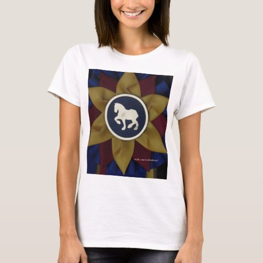 T-shirt Chemise Rosette du Cheval (Devant)