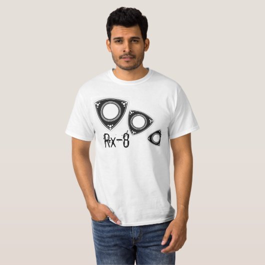 T-shirt Chemise rotatoire de Mazda Rx-8 (Devant entier)