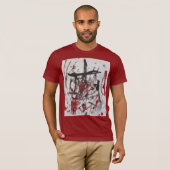 T-shirt Chemise rouge (Devant entier)